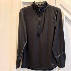 Terramar Black‎ Long Sleeved Athletic Shirt L